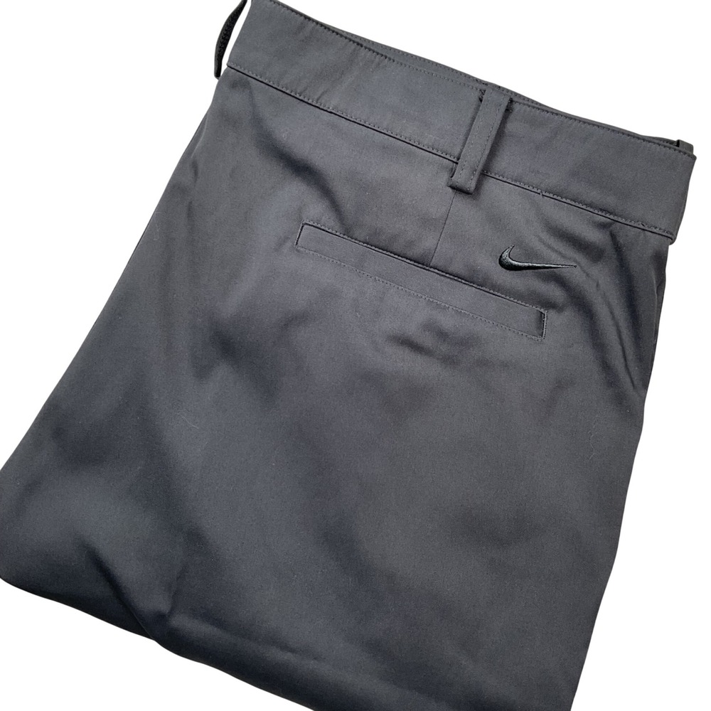 Nike Golf Shorts Mens 38 Black Excellent Dri-FIT Tour‎ Performance Flat Front